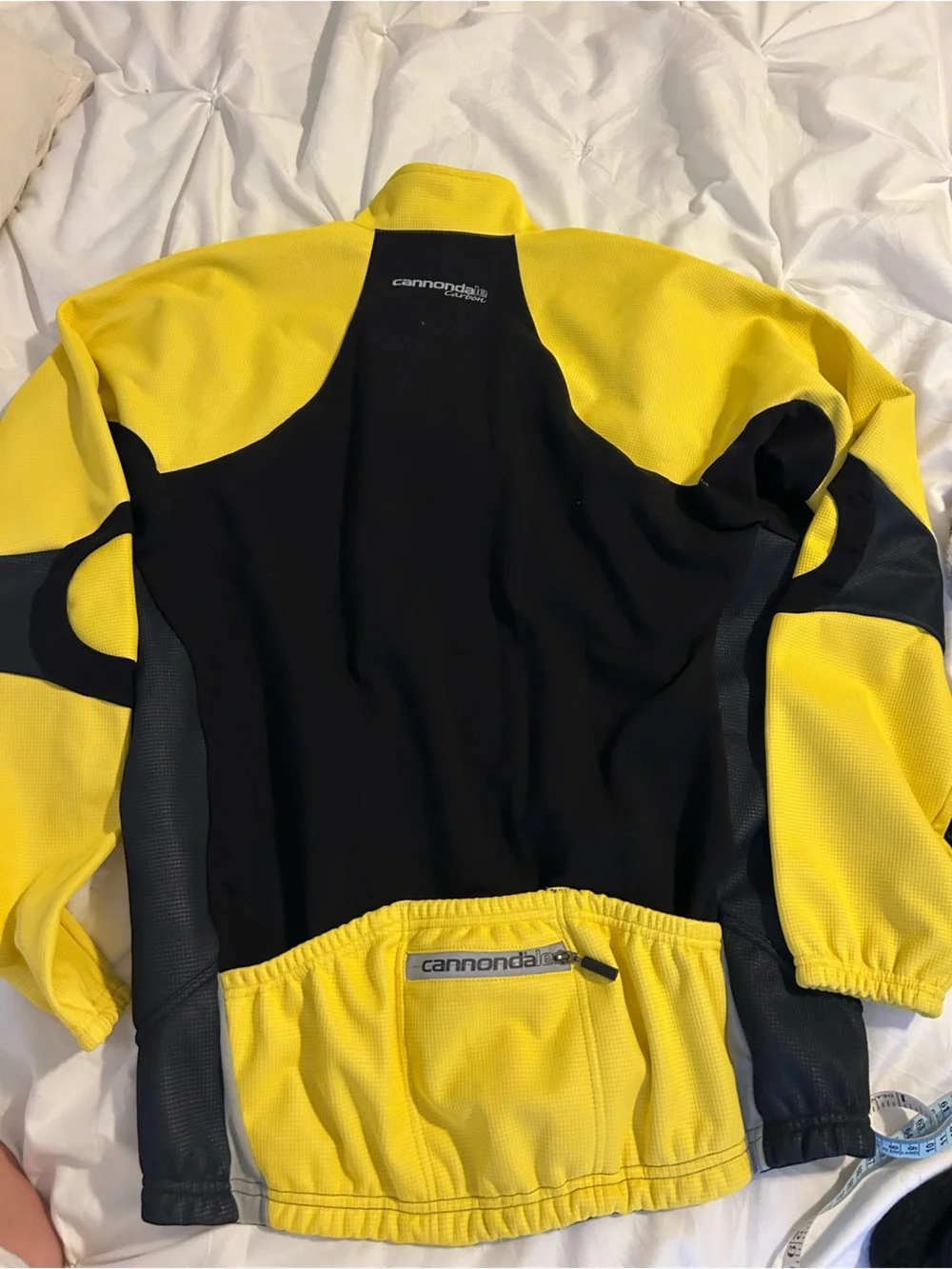 Men's Yellow & Black Performance Zip Jacket